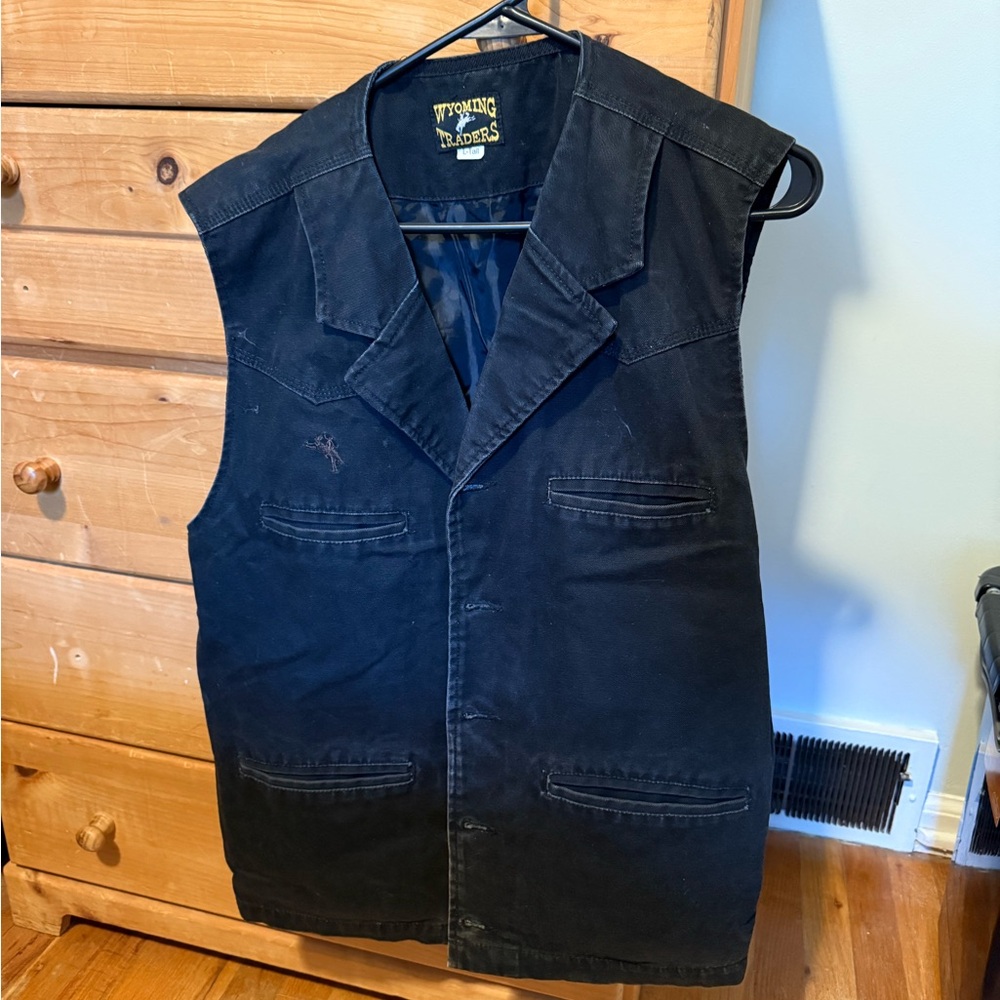 Black Men's Vest